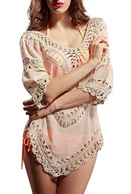 Bestyou® Women’s Fashion Swimwear Cover-ups Crochet Cover up Tunic Beach Dress