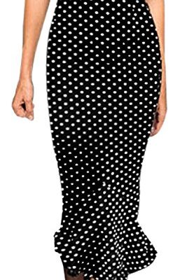Viwenni® Women’s Vintage High Waist Wear to Work Bodycon Mermaid Pencil Skirt